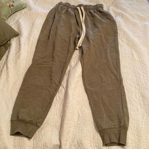 Green joggers size medium
